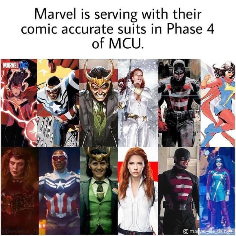 weeklycut's tweet image. It has to be said that #Marvel are killing it with their suits in phase 4!🔥- What’s your favourite? 

Credit: Marvel_DC_things - IG

#MarvelStudios #Film #movies #MCU