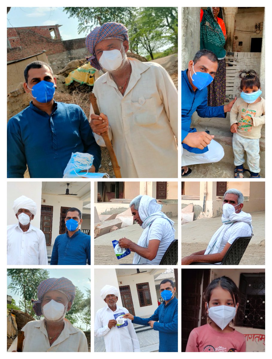 JIFFJaipur's tweet photo. Distributing free N95 masks to all the citizens of Baget village by Hanu Roj founder director of Jaipur Int. Film Festival-JIFF.
#CoronaInVillages #Baget #KhudiyalaPanchyat
#helpindia #HelpToHelpless #supportforfilmindusrtincovid19 #JaipurInternatioanlFilmFestival #JIFF #HanuRoj https://t.co/Qm1kJAV7x2