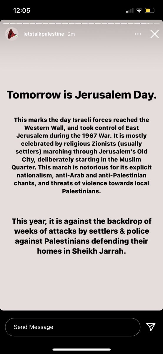 we can’t stop talking about this and i definitely won’t stop talking about it. continue amplifying Palestinian voices and especially amplify them tmmr  #SaveSheikhJarrah  #FreePalestine