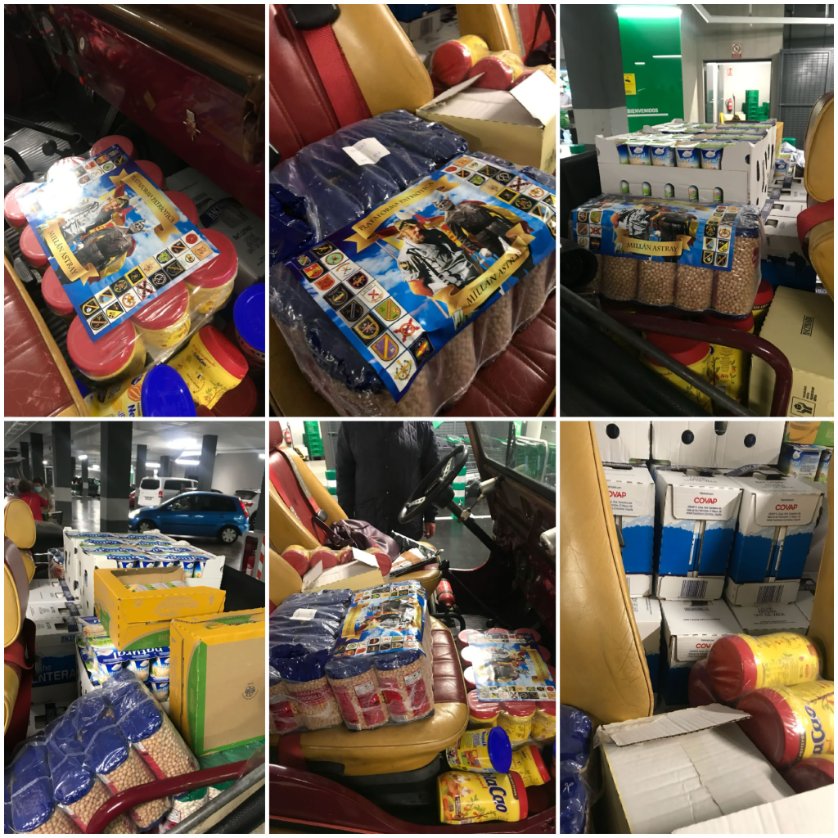 La <a href="/PlataformaMill1/">PlataformaMillanAstray</a> #MillanAstray entregando 890 kilos de comida #HijasdelaCaridad de #SantaAngeladelaCruz de #Ronda 
El ejemplo del fundador de #LaLegion #Legion #LegionEspañola y su trabajo por los más desfavorecidos sigue en marcha de acuerdo con  nuestro #CredoLegionario.