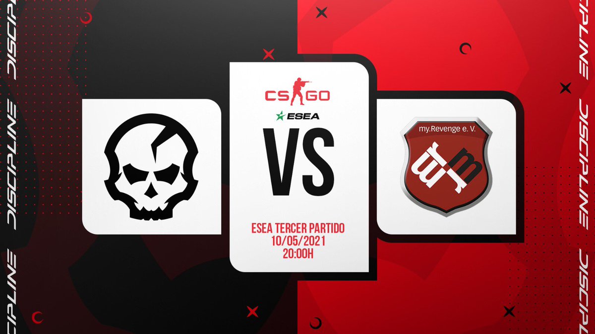 Discipline Team (@disciplinetm) on Twitter photo | #CSGO |
¡Buenas tardes a todos! Esta tarde tenemos tercera jornada de <a href="/ESEA/">ESEA League</a> Open y vamos a por nuestra segunda victoria de la temporada ante el equipo danés! 🔝💪🏼
🆚<a href="/myRevenge_eV/">myRevenge_eV</a>
⏰20:00
🗺️Inferno
📺 twitch.tv/disciplinetm
| #BeDiscipline | | #CSGO |
¡Buenas tardes a todos! Esta tarde tenemos tercera jornada de <a href="/ESEA/">ESEA League</a> Open y vamos a por nuestra segunda victoria de la temporada ante el equipo danés! 🔝💪🏼
🆚<a href="/myRevenge_eV/">myRevenge_eV</a>
⏰20:00
🗺️Inferno
📺 twitch.tv/disciplinetm
| #BeDiscipline |