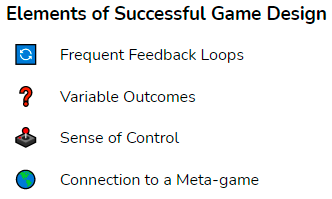 On  @InvestLikeBest with  @patrick_oshag,  @joshbuckley said that the best games create flow, and pointed out that Twitter, Facebook, and Instagram are giant, 3-billion player games. He laid out 4 elements of successful game design: