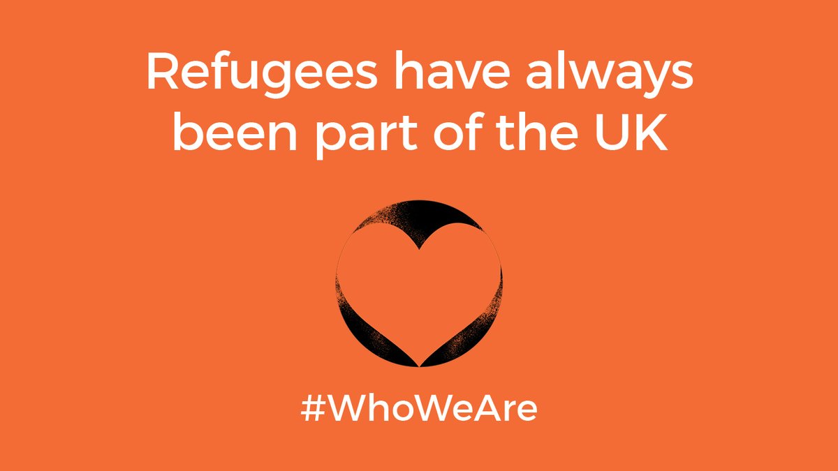 Refugees have always been part of the UK - it’s #WhoWeAre. Today we’re calling for a better approach to supporting refugees that is kinder, fairer and more effective. #TogetherWithRefugees 🧡🧡🧡