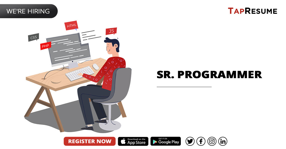 tapResume's tweet image. #SeniorProgrammer looking for a job opportunity in #Torrance, California, here's an amazing chance. View the details to apply.
bit.ly/3bfrSvy
#USA #technology #softwarejobs #ITjobs #hiring #jobsearch #jobs #findjobs