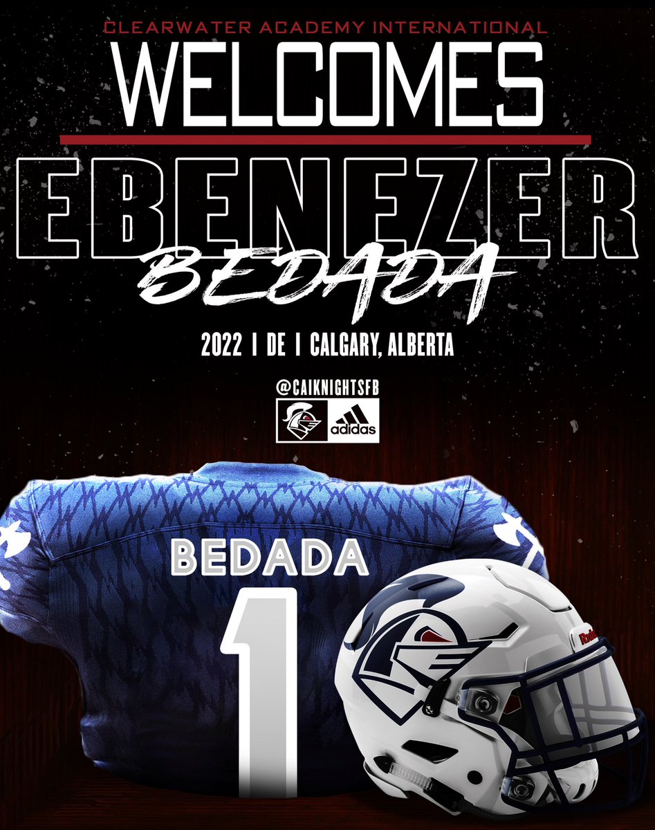 BedadaEbenezer's tweet photo. Committed to @CAIKnightsFB !! Thank you to @CoachJesse18 for this opportunity!! Thank you to coach @alex_ogbon for pushing me to my limits and maximizing my potential. Cant wait for this journey to begin! Go Knights!!⚔️ https://t.co/hegkYePIJv