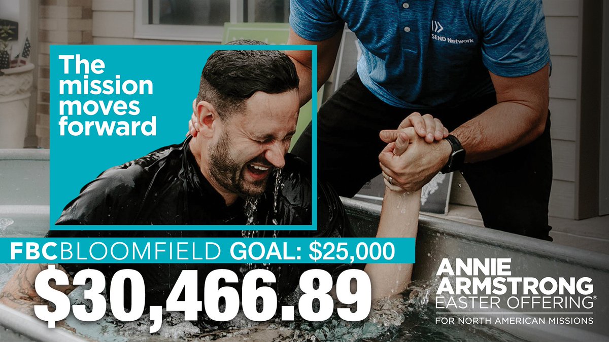 THANK YOU!! We SURPASSED our goal for the Annie Armstrong Easter Offering during April! The 89 cents is just as important as the 30k. EVERY penny goes to support North American Missionaries. <a href="/NAMB_SBC/">NAMB</a> <a href="/kevezell/">Kevin Ezell</a> <a href="/sendnetwork/">Send Network</a>  #AAEO2021