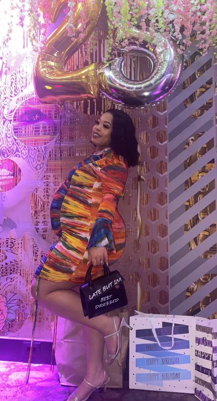 LovingArielle's tweet photo. Pregnant and all 25th was a success ❤️🎉 #8moreweeks #fashionnova #32weekspregnant #birthdaygirl #support #TaurusSeason https://t.co/k29na1TROx