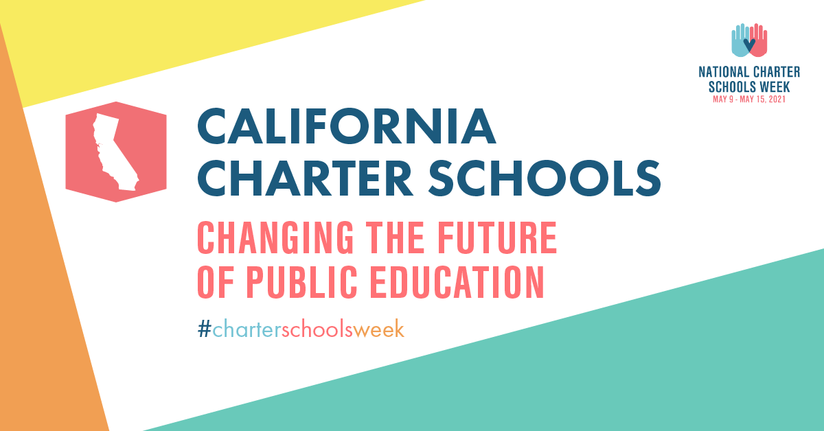 CALcharters's tweet photo. It's #CharterSchoolsWeek! 

For more than 25 years, charter public schools in California have built a legacy of putting students first, academic success &amp; expanding opportunity. We celebrate that legacy &amp; the life-changing impact charters will have for years to come. #CharterLove https://t.co/QYcFolayzT