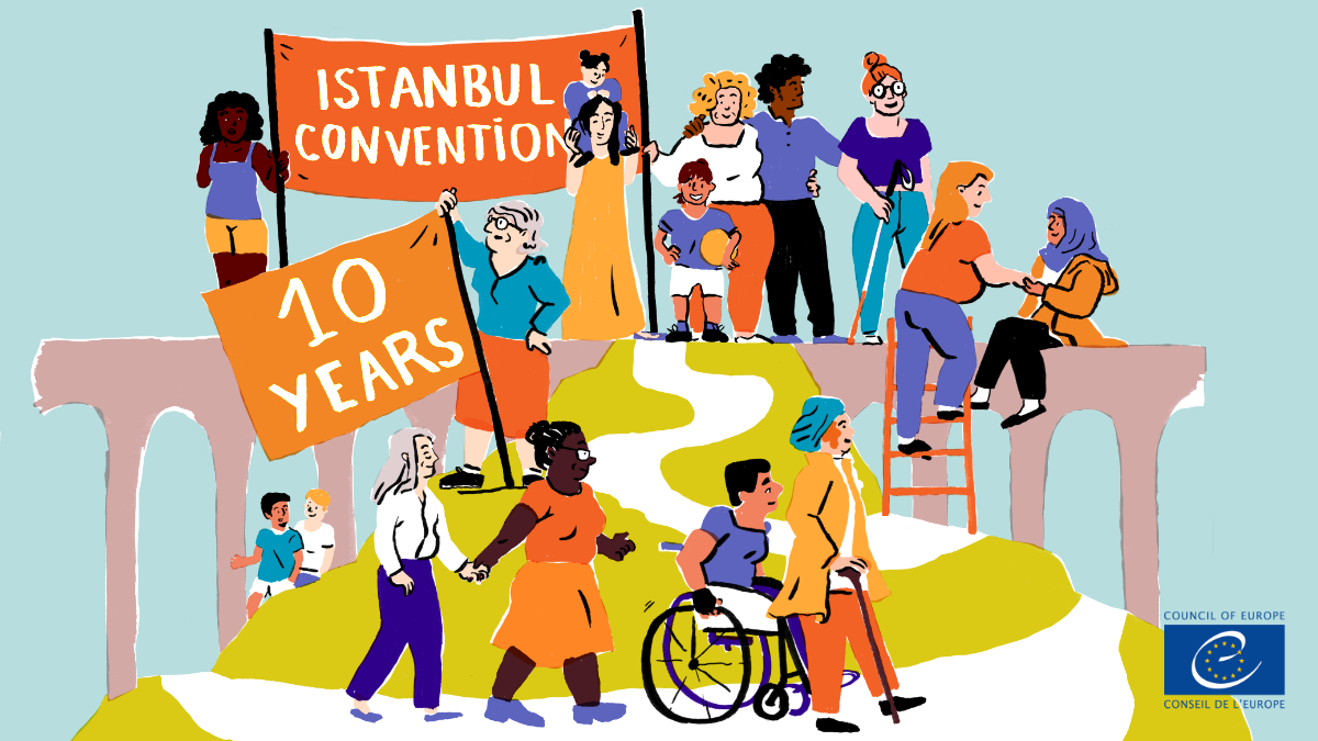 Today is the day. Happy 10th anniversary to the #IstanbulConvention! 🎉 🎉 🎉 🎉 

By working together we can reach more minds and hearts and build a better future for women and girls everywhere!

♀️♀️ #IstanbulConventionSavesLives ♀️♀️

📌 coe.int/en/web/istanbu…