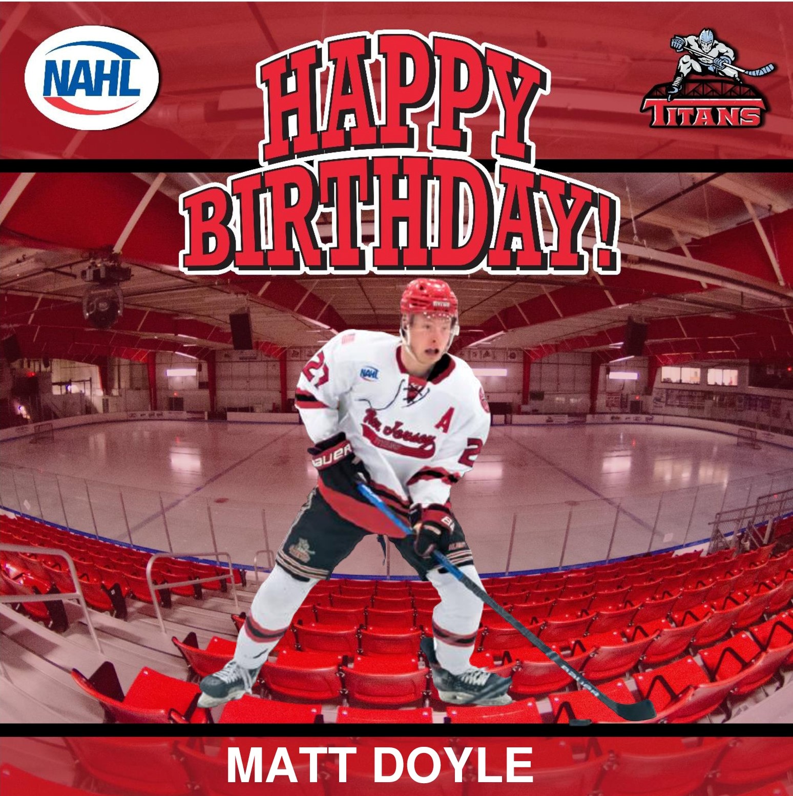 Happy Birthday to Titans defenseman Matt Doyle! 