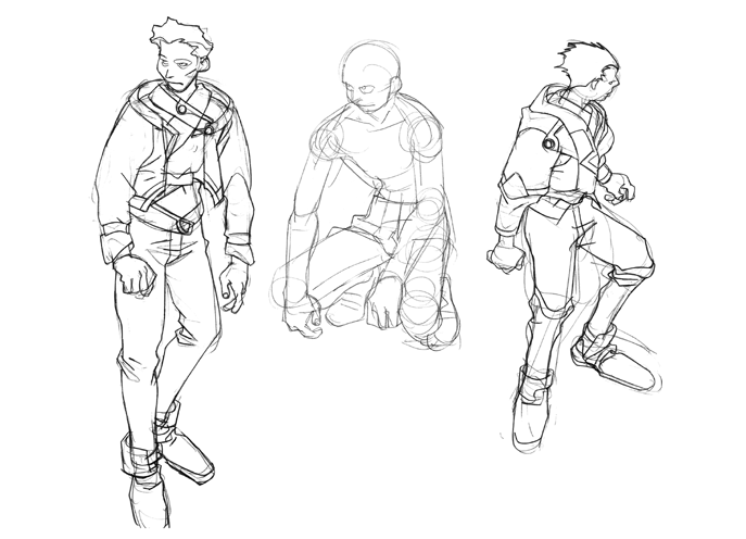 En la sección Rough Layouts de Uru in Blue Frozen Designs Collection, hay algunas piezas de arte que yo apostaría a que fueron hechas por You Yoshinari (吉成曜).
En ese entonces él acababa de entrar al estudio, pero desde ese tiempo tiene algunas características distintivas.