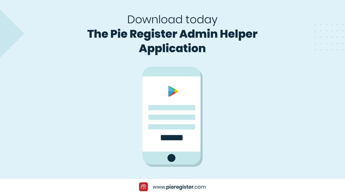 PieRegister's tweet image. Access your Pie Register&apos;s Admin dashboard anywhere anytime to verify and invite users. Download now. 
buff.ly/3em50uu
#PieRegisterApp #AdminHelperApp #PRFeatures #PieRegister #Registrationplugin #WordPressRegistrationPlugin #wordpress #wordpressplugin #wordpresswebsite
