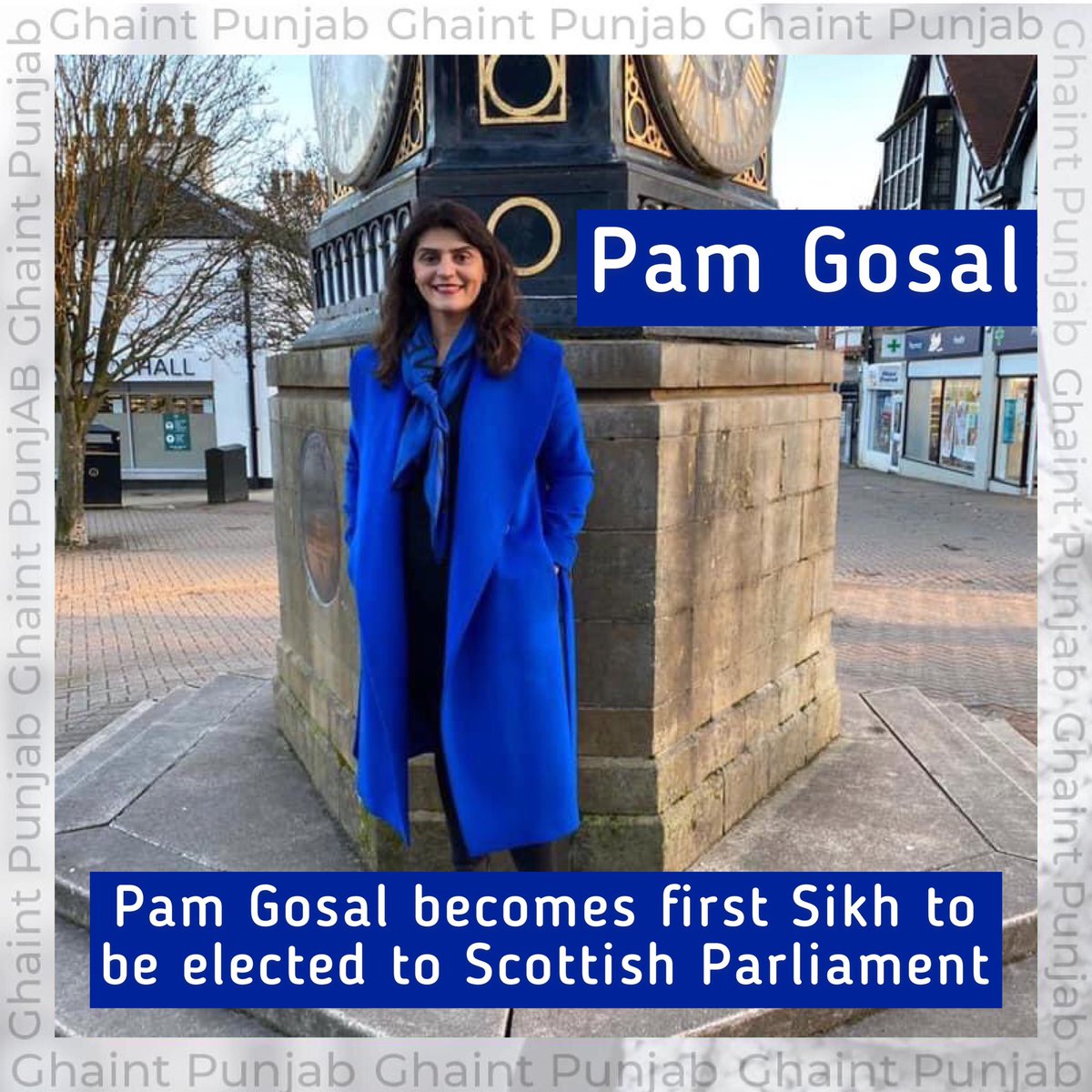 GhaintPunjab's tweet image. Pam Gosal created history by becoming the first Sikh to be elected to the Scottish Parliament. #pamgosal