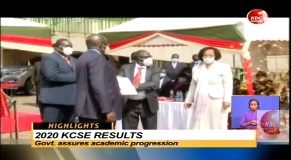 KBCChannel1's tweet image. Government assures all candidates who sat the 2020 Kenya Certificate of Secondary Education Examination. #KBCNewsHour ^CM @BenTroyNjue
