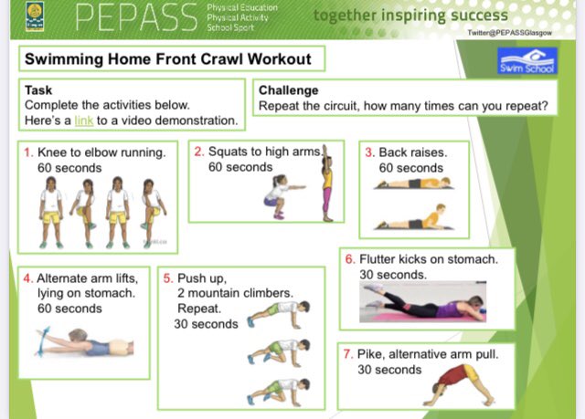 PEPASSswimCS's tweet photo. TRIATHLON at home!
Keep active at home with these fun workouts! 🏊🏻‍♂️🚴🏽🏃🏻‍♀️
Kick off with some swim activities!

@PEPASSswimGM @PEPASSswimJW @FionaNicoll2 @StJoachim1 @millerprimary @stbartholomews1 @StJohnPaulGCC @ToryglenPS https://t.co/Lju9OvuO3u