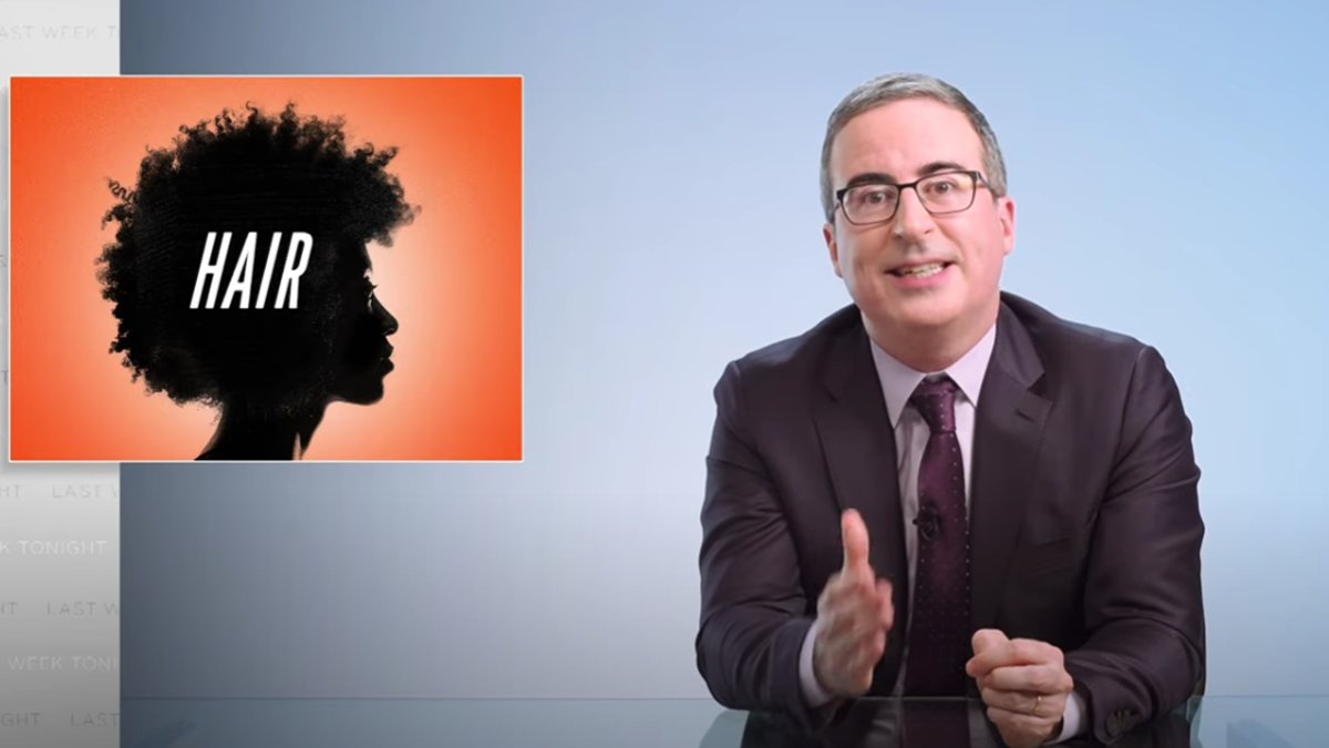 TheRoot's tweet photo. John Oliver Tackles the Importance of Black Hair on Last Week Tonight—And He Does a Surprisingly Decent Job https://t.co/FMz5g2fKnH https://t.co/PMionxgorc