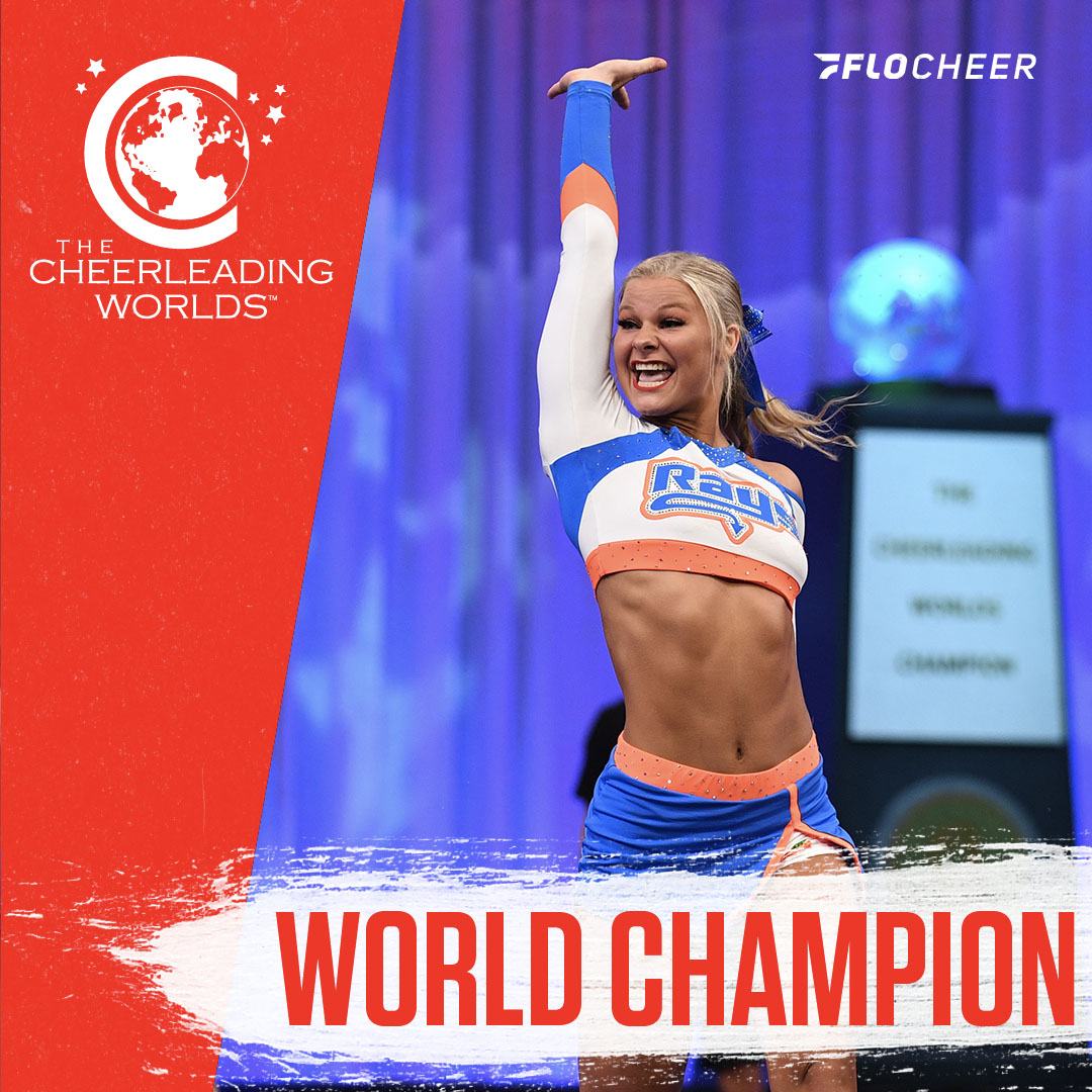 Congratulations your #CheerWorlds2021 L6 Senior Large 𝐖𝐎𝐑𝐋𝐃 𝐂𝐇𝐀𝐌𝐏𝐈𝐎𝐍🥇The Stingray All Stars Orange!