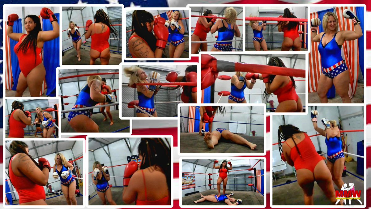 USAsBestJobber's tweet image. 💥 FRIDAY! 💥

**📽 ALL NEW CLIPS! 🎥**

@ ModestMomsWrestling.com
&amp;amp; Clips4Sale.com/133147

"Harley Hamilton!" 17
feat. @USAsBestJobber Vs. @sarahsexyred10

"Pillar to RingPost!"
feat. @_Miss_Fiesty_ Vs. @LizzyHamilton7

#WomensWrestling #FemaleWrestling #Boxing #FemaleBoxing