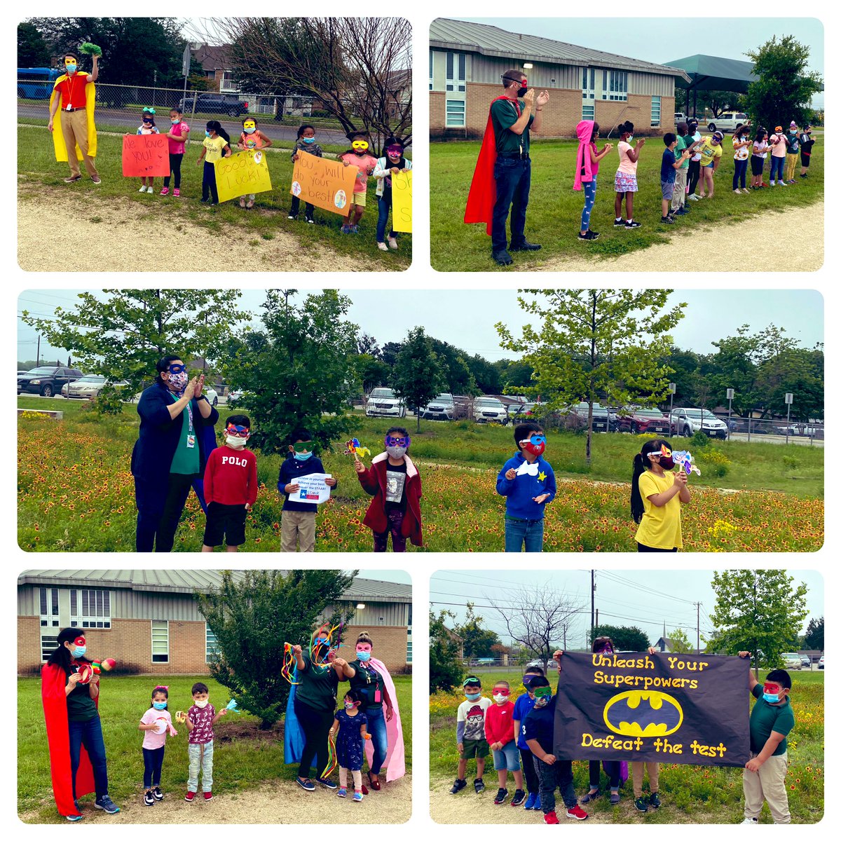 BEMustangPride's tweet photo. We are #BarringtonStrong and our students and staff are our superheroes! https://t.co/UG8C2C6QhD