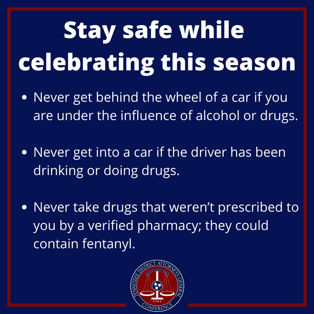 TNDAGC's tweet photo. We know this time of year is exciting! With graduation, prom and senior nights, there is a lot to celebrate. Please stay safe this season by remembering to do the following: https://t.co/ifUsztRcys