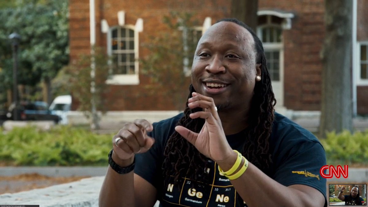 "You can be a scientist just like you are" - <a href="/DrPlattLab/">Platt Lab</a> in conversation w/ <a href="/wkamaubell/">W. Kamau Bell</a> on #UnitedShades. They talk research funding disparities, imposter syndrome &amp; more. ICYMI, re-airs 11p on 5/22 on <a href="/CNN/">CNN</a> and is available on demand.