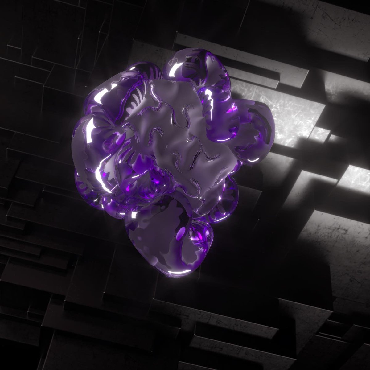 NDMotionGraphic's tweet photo. Contrast Angular/Inflated shapes. Swipe for more RnD
.
Using noise to trigger areas of inflation get really nice results, thanks @k_un_z  for the gems and the stream
. 
#abstractart #houdini #vellum #inflation #octane #render #digitalart #cgi #abstract #nft #art https://t.co/UkQJzE9FwD