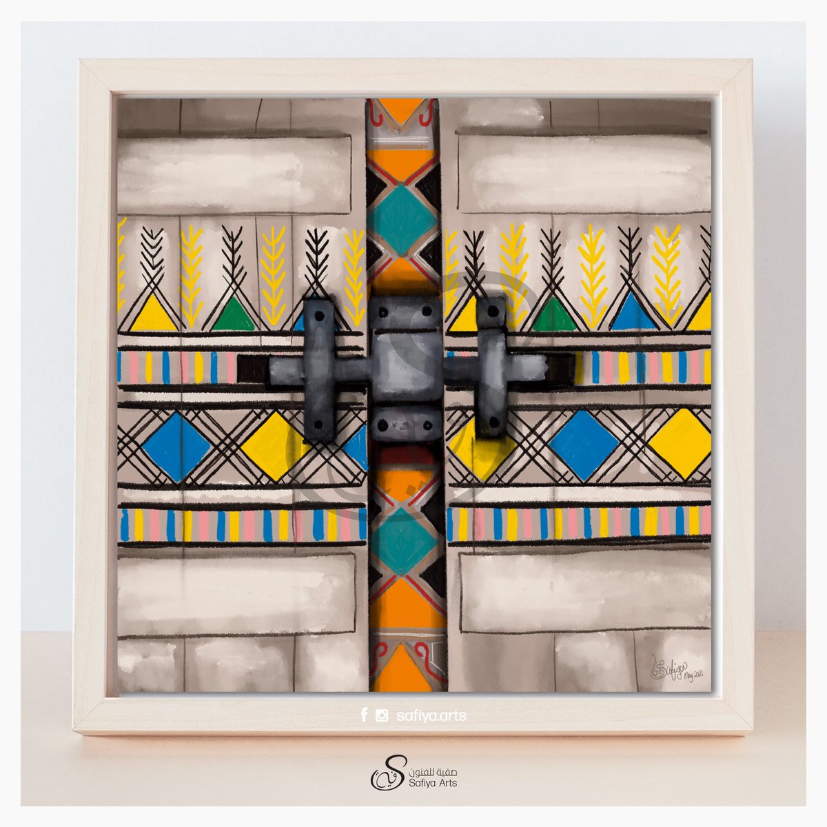 safiyaarts's tweet photo. Title: Diversity | Day 26 /30

Khamis Mushayt, Saudi Arabia

Medium: Digital Art | iPad Art
App used on iPad: Procreate 
Size: 60 x 60 cm
Ramadhan Collection 4 | 2021
Status: Available - Limited Edition 

#safiyaarts #art #gcc #oman #islamicart  #digitalart #RamadhanArtChallenge https://t.co/KD5ZhPj72E