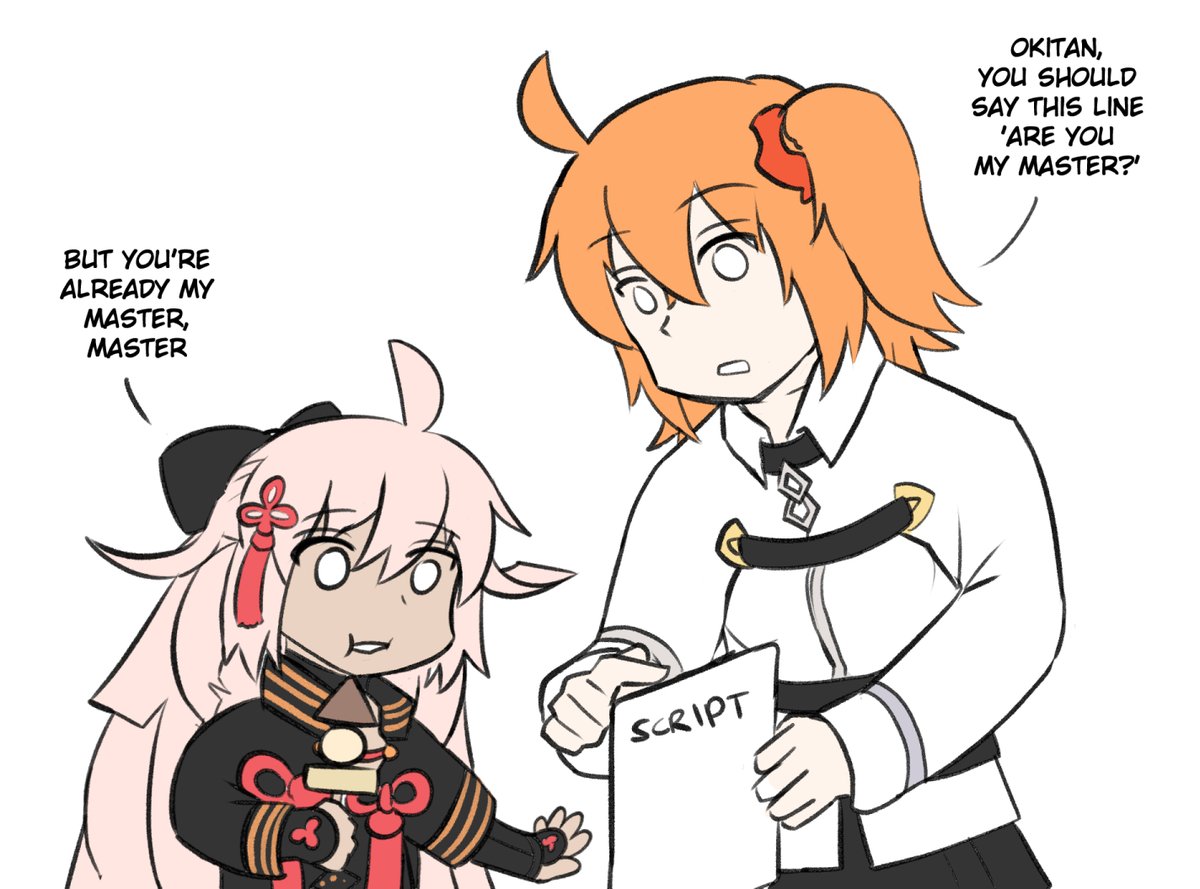 Little Okitan wants to help Master: Part 50 [And...Action!]
#FGO 