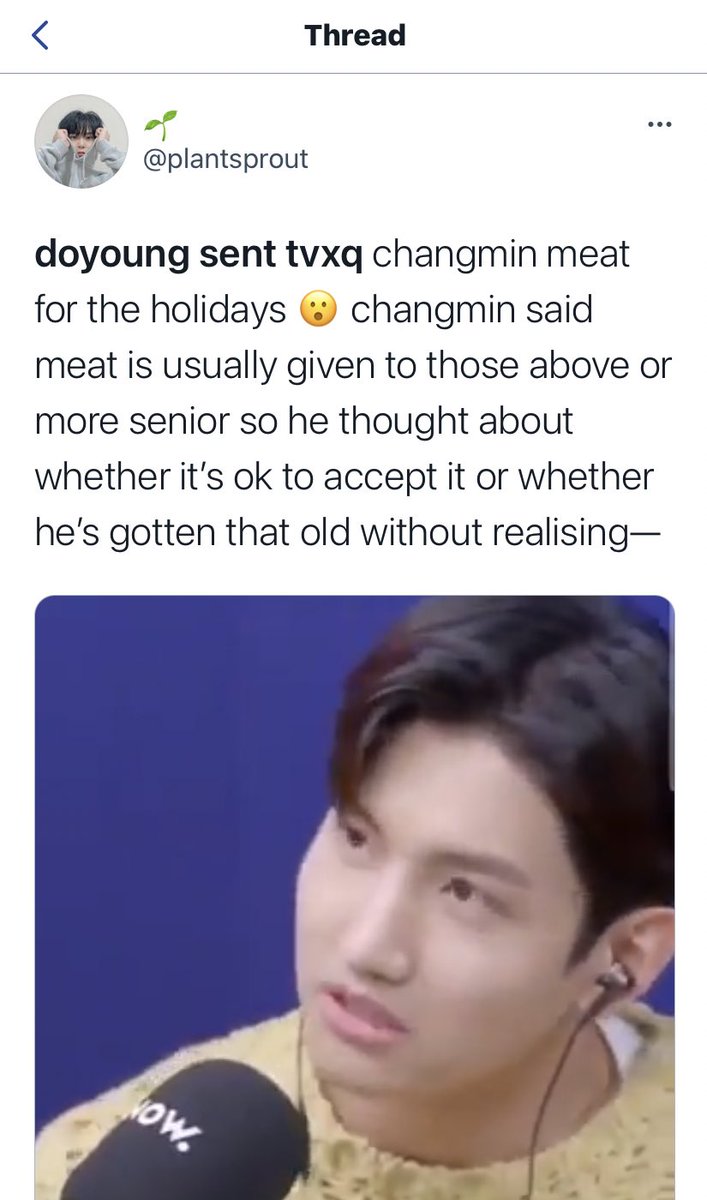 Always giving food to his loved one. Sent a meat to his senior, sent food to support the dreamies and super m, initiated the foodtruck for jaehyun