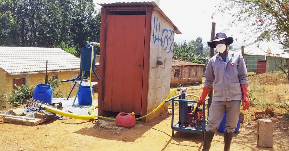 pitvaq's tweet photo. We also have a team getting started here in Pietermaritzburg. The Sani Squad responds to any sanitation needs for people of Snathing and surrounding areas! @sastep_za @WaterResearchSA #sanitation #pitemptying 

https://t.co/w2ABpIlhde https://t.co/7OJYqNAi7j