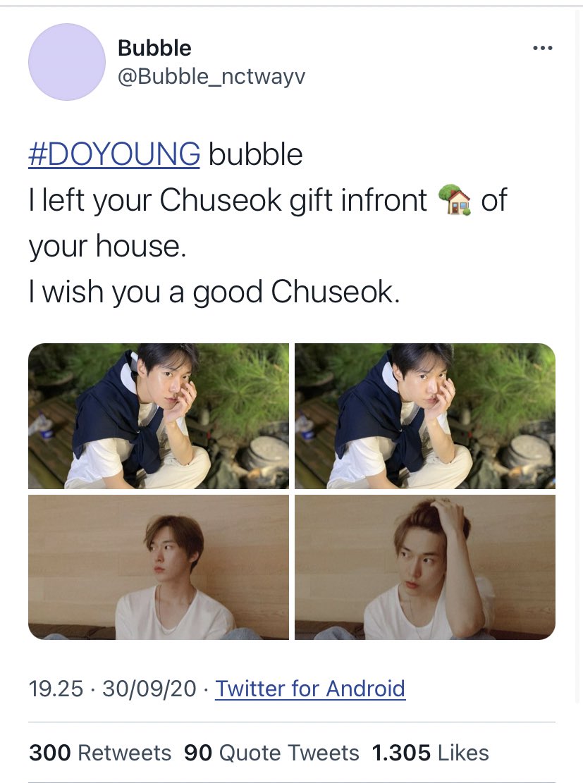 All the gifts he gave us on bubble