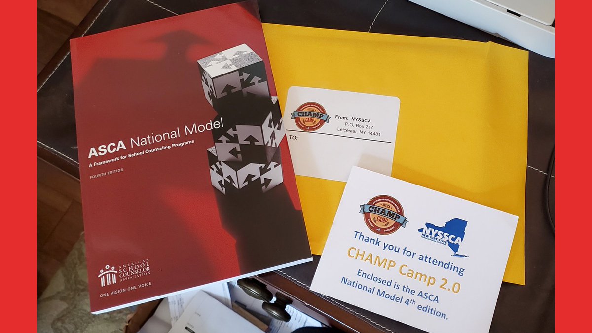 NYSSCAtweets's tweet photo. For all who attended all 5 sessions of our Champ Camp 2.0 - look out for your ASCA books in the mail soon! #nysscchat #schoolcounseling https://t.co/3qK5ZD6JEc