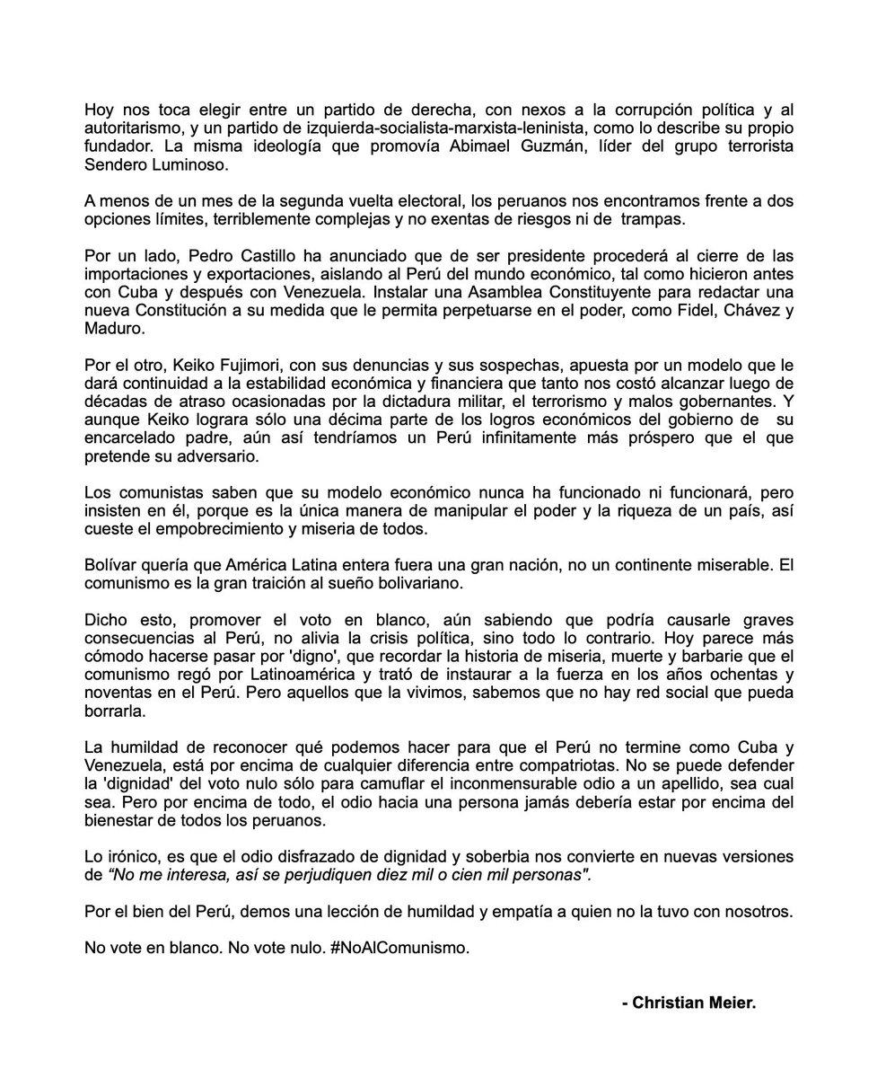 oliverdog's tweet photo. A mis compatriotas en el Perú y el mundo. https://t.co/OkM4OL2q7w