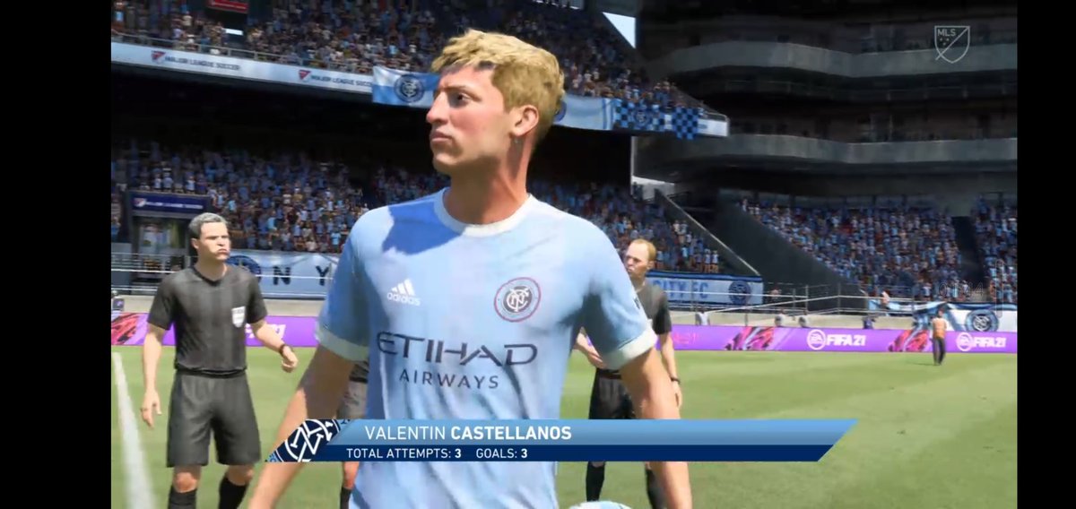 The_eAthletes's tweet photo. @eAthletes_eMLS Match Day 3️⃣
New York City FC 8️⃣
FC Dallas 1️⃣ Final
Man of the Match🏅
Valentin Castellanos ⚽️⚽️⚽️
#Statsboard
#ForTheCity🗽 #DTID
#eMLS🎆⚽️ #RookieSZN #XPressSZN
#eSports🎮 #Twitch📺 #FIFA21
#SmallStreamersConnect https://t.co/aUS0ksRNqv