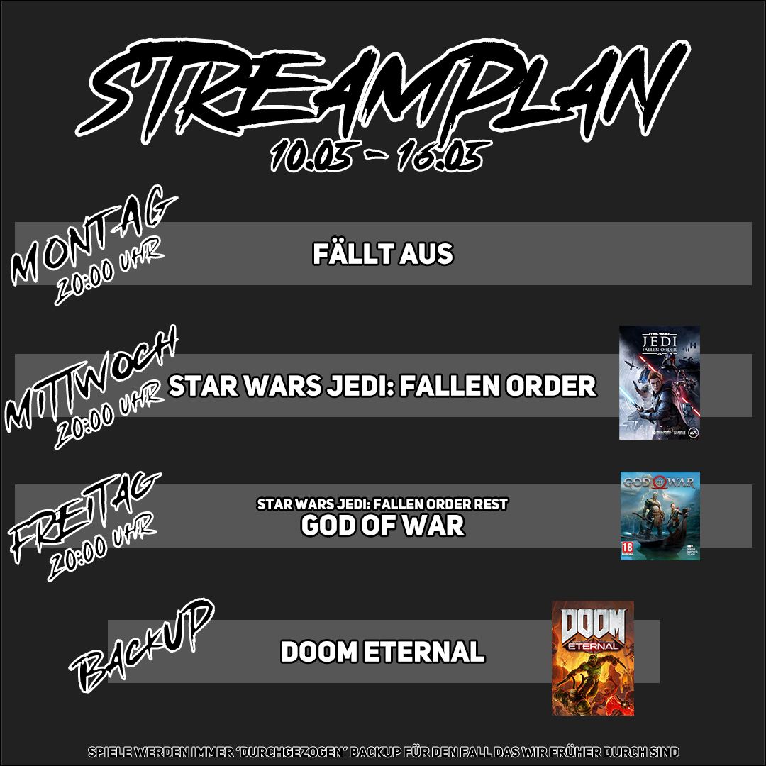 SpikeEnte's tweet photo. Planlos aber das geplant. Streamplan 

#planlos #streamplan #twitch #twitchde #smallstreamer #Lurkfriendly™ #obstructionfree™ https://t.co/8naOPm4iPP