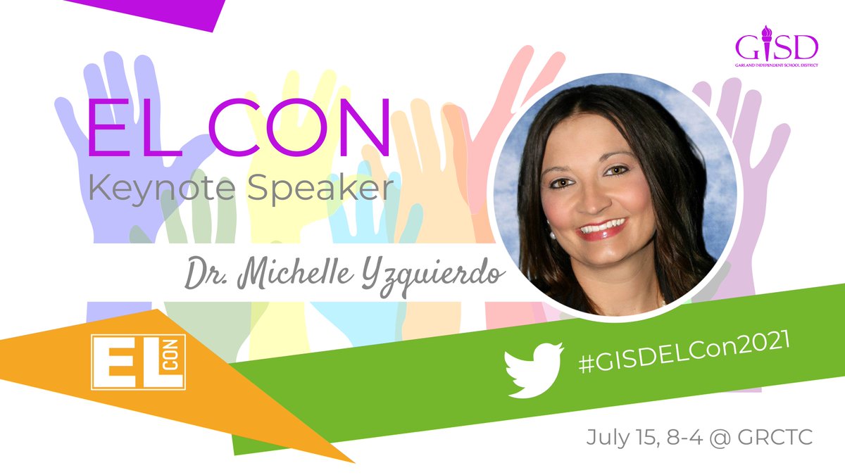 GISD4EBs's tweet photo. 📢Hey Garland ISD! 📢
#GISDELCon2021 is coming & we're excited to announce our keynote is none other than the amazing @dr_aquagirl! She's also giving sessions on her amazing book #pathwaystogreatness where you'll get a copy for attending! Register here 👇
https://t.co/zvP1EPb4KU https://t.co/UTySAH4JpT