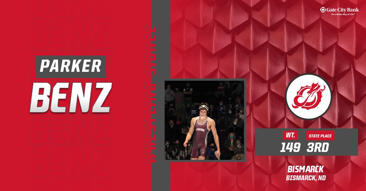 MSUMDragons's tweet photo. 🤼‍♂️🐉✍️ @MSUMWrestling welcomes @parkerbenz22
from @BismarckSchools who will join the Dragons in 2021-22 https://t.co/HcGQ1UyIRO