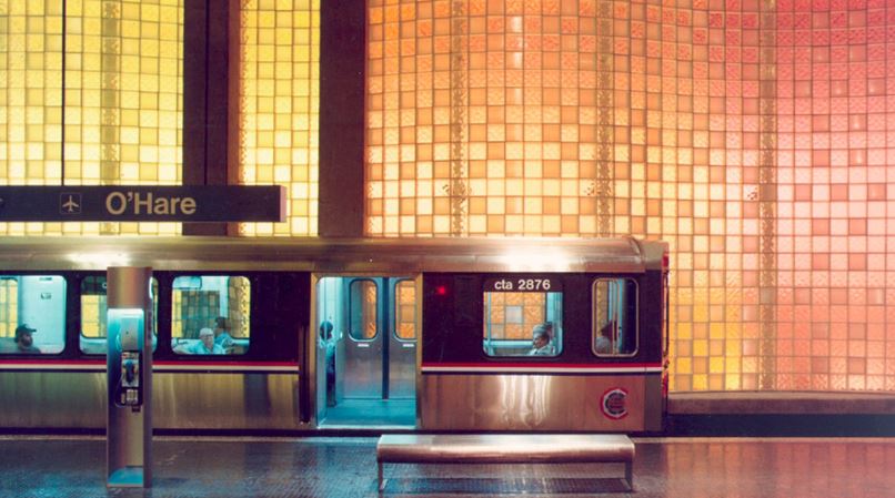 fly2ohare's tweet photo. #HelmutJahn, the visionary 'star-chitect' who designed @united Terminal 1, ORD's  @cta Blue Line platform, &amp; Terminal 2's Façade &amp; Circulation Enhancement, passed away Saturday, 5/8/2021. 

We pay tribute to him &amp; his #postmodern style.  https://t.co/eYcD9MBl60 https://t.co/LZHQLFwXKH