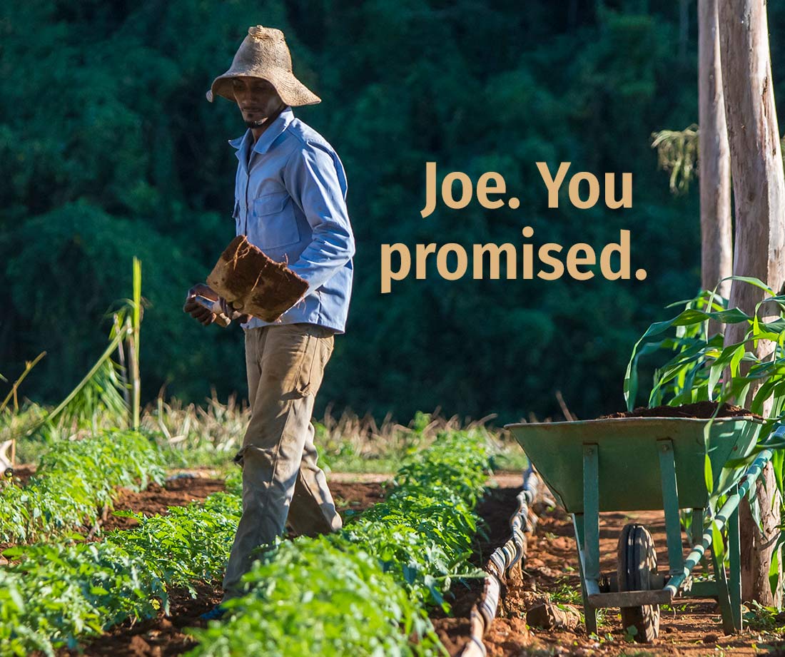 Cuba_Explorer's tweet photo. “The American people have not become heartless.” — Joe Biden. Correct. The overwhelming majority of American people want the blockade of Cuba to end and relations normalized. Have a heart like Americans who voted for you, Joe. 
Photo Ana Lorena. https://t.co/0DHzOo49Nz