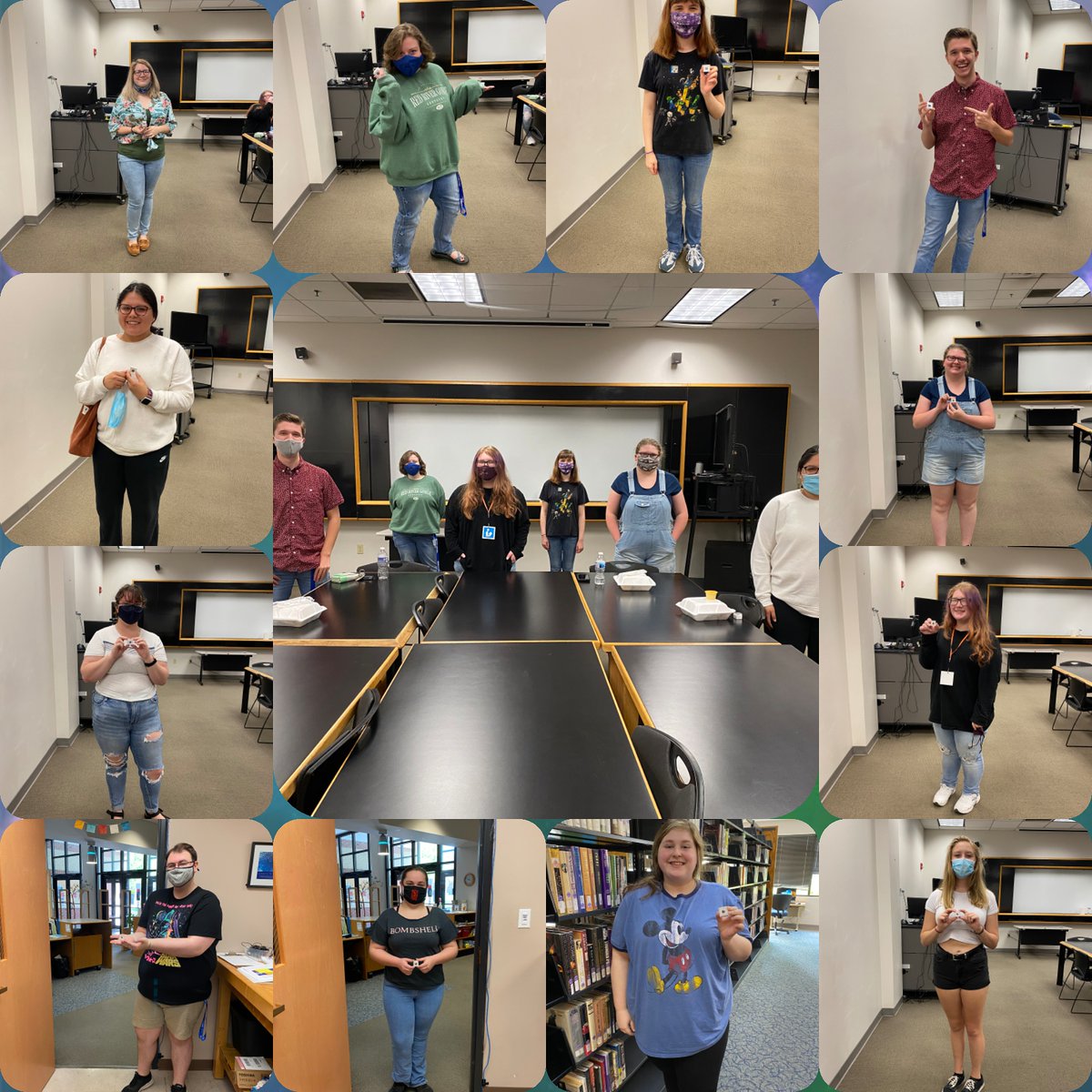 LWCLibrary's tweet image. We are going to miss our Library student workers! Have a great summer everyone! #librarystudentworkers #workstudy #katiemurrelllibrary #lindseywilsoncollege #summer