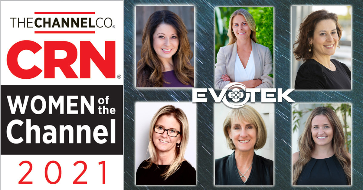 EVOTEKhq's tweet photo. #EVOTEK is honored to announce that 6 of our employees have been recognized by @CRN as winners on the 2021 Women of the Channel List! Congratulations to Mari Rodish, Ann Strandberg, Teresa Annibale, Stacy Staver, Susan Bullwinkle, and Andrea Wolff! #WOTC2021 https://t.co/Mnag1ghzcM
