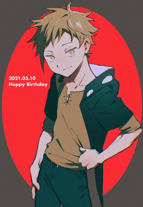 とりあえずポーズしとけ 鹿野修哉生誕祭21 リンユーのイラスト とりあえずポーズしとけ 鹿野修哉生誕祭21 リンユーのイラスト