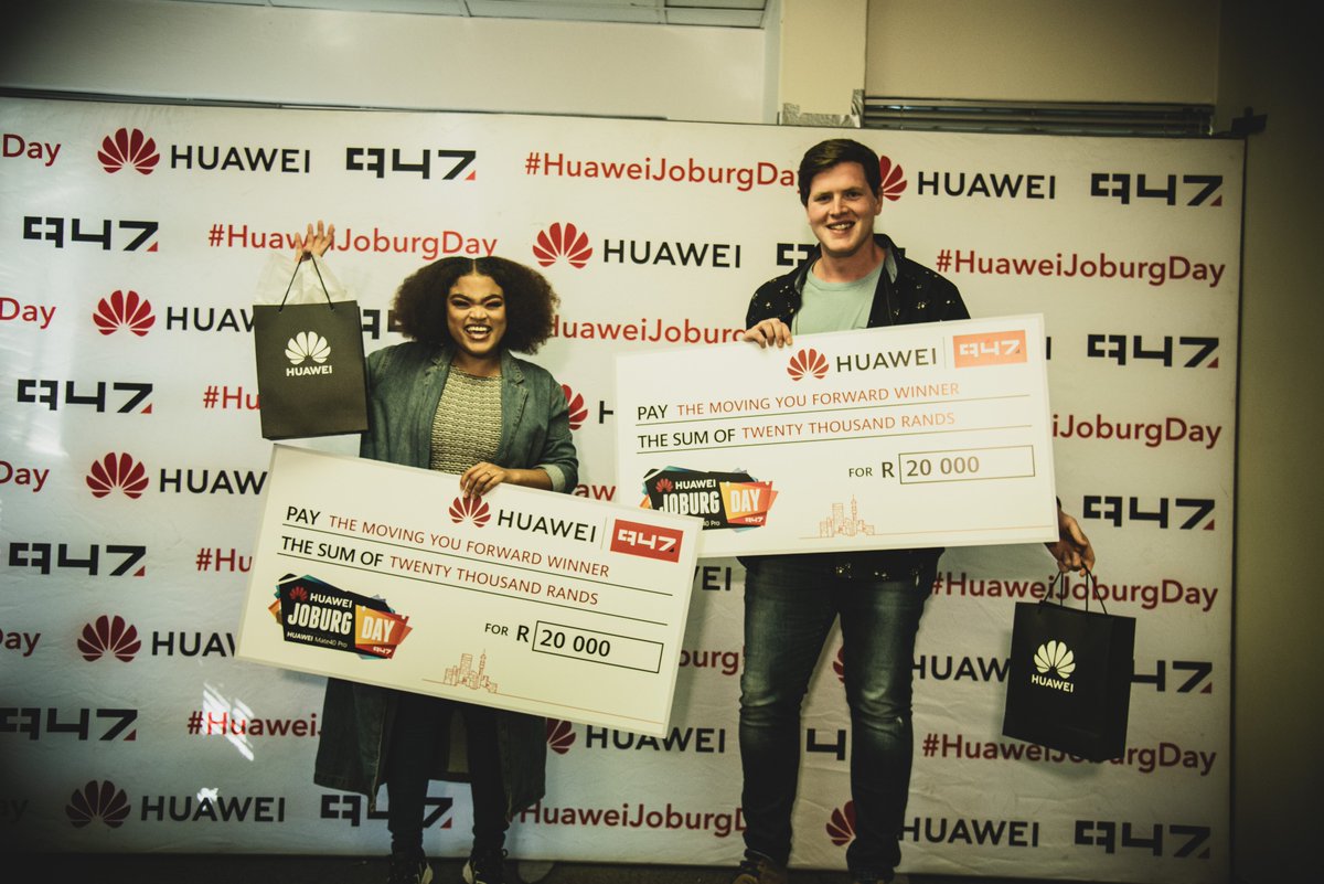 947's tweet photo. Courtney Williams has had an incredible afternoon with @MiCasaMusic who imparted valuable music industry information during their mentorship session.
Don't miss out on #HuaweiJoburgDay on Friday 28 May!  
https://t.co/dQsTO6mj7n 
#HuaweiMate40Pro #947Joburg #MoveYouForward https://t.co/I9mWXzv8o7