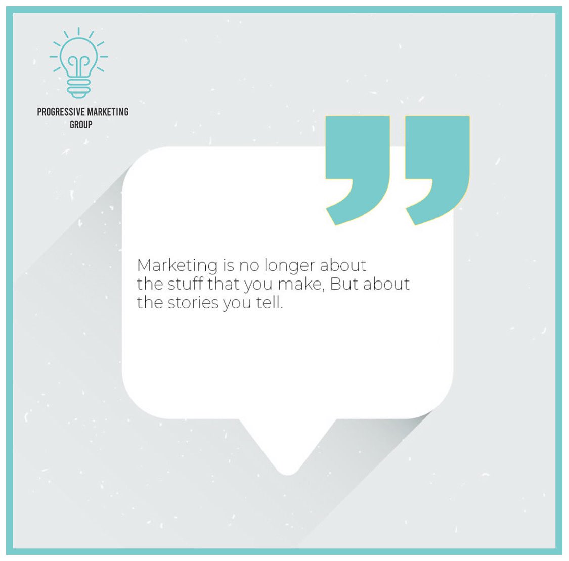 Marketing is no longer about the stuff that you make, But about the stories you tell.Contact us to get a Freebie!Email us at: progressivemktingroup@gmail.com#startup #branding #entrepreneurs #marketingdigital #entrepreneurlife #ecommerce #socialmedia #marketingtips
