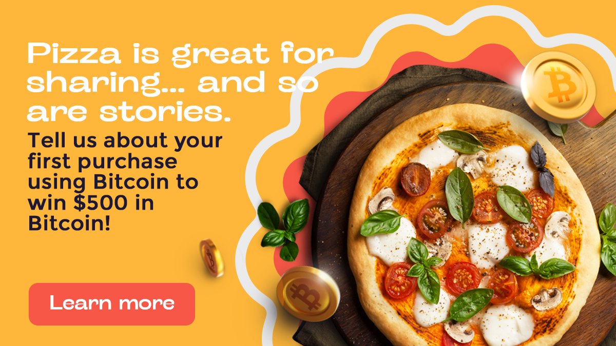 We'd love to hear your story about buying something with Bitcoin #Pizzaio