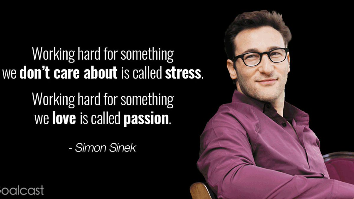 drbrainhacker's tweet photo. Simon Sinek on stress vs passion. https://t.co/Bb2cjHK9c2