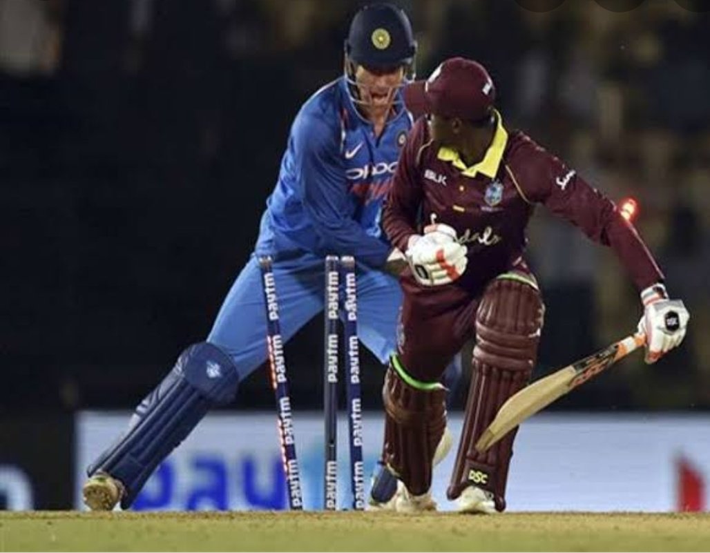 MSD also holds the record for top 5 fastest stumpings ever in cricket.His stumping of Keemo Paul against WI is recognised as the fastest ever with time span of 0.08 seconds...faster even than an eye takes to blink.