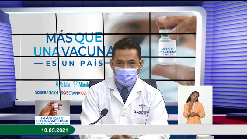 El investigador principal del estudio Dr. Chang explica que #SoberanaPlus ha demostrado su seguridad y que induce elevados niveles de anticuerpos neutralizantes contra el virus; es decir, que con una dosis es posible proteger a los individuos contra una reinfección por #COVID19.