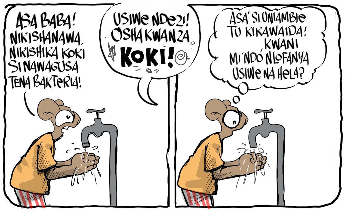 masoudkipanya's tweet photo. Osha koki ili usishike wadudu bacteria baada ya kunawa.
#AfyaYanguNiMikonoYangu https://t.co/4dtMYWWEMQ