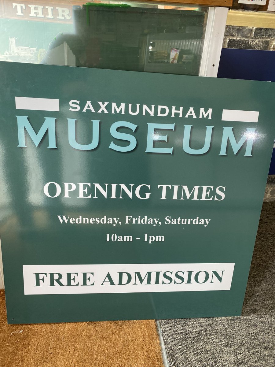 SaxMuseum's tweet photo. New signage going up. Opening for 2021, 19th May. https://t.co/jVwCvNM0Zg